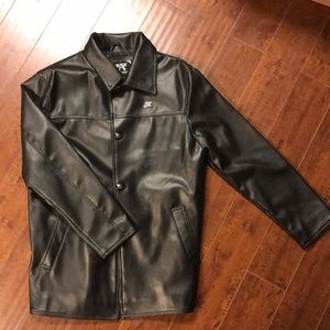 emporio collezione leather jacket. xxl